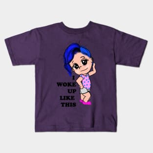 I woke up like this Kids T-Shirt